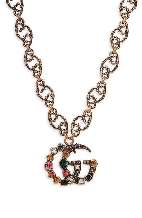 gucci bead necklace colorful|gucci necklaces for women uk.